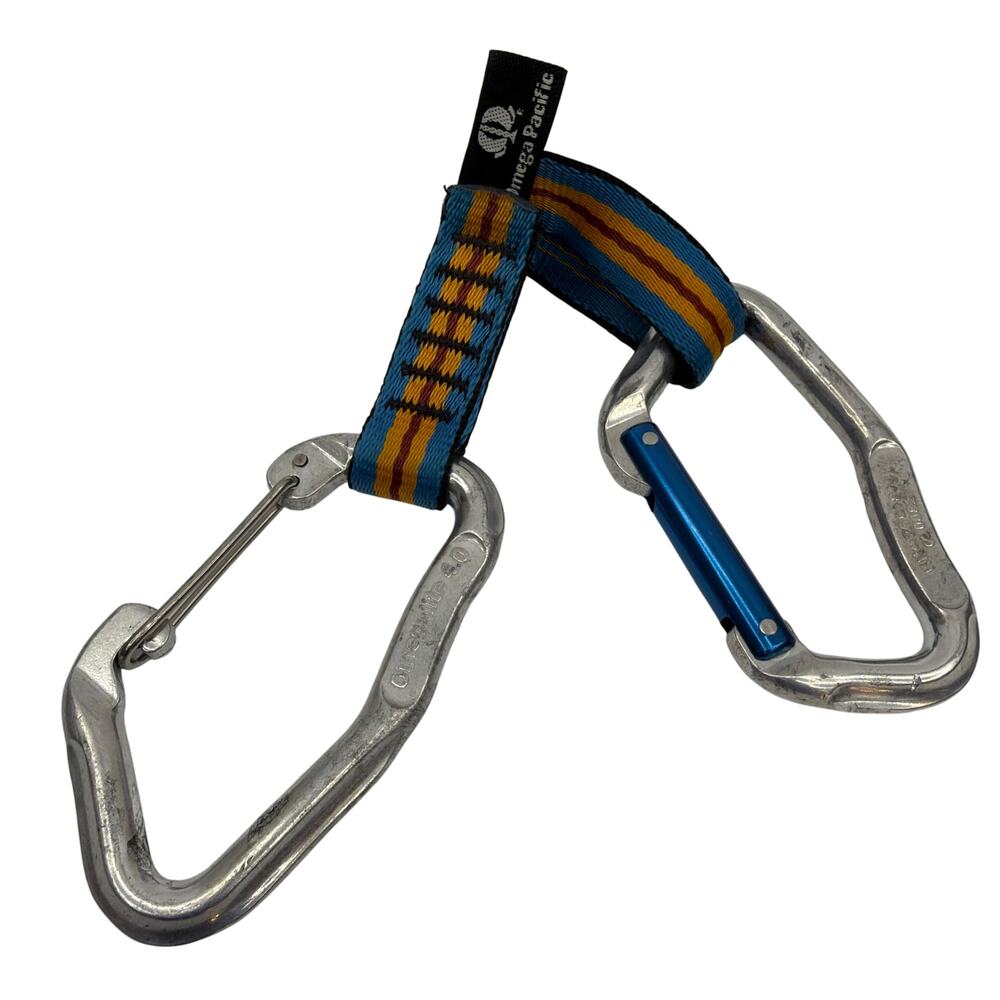Omega Pacific Omega Lite 4.0 Climbing Quickdraw Carabiner Sling